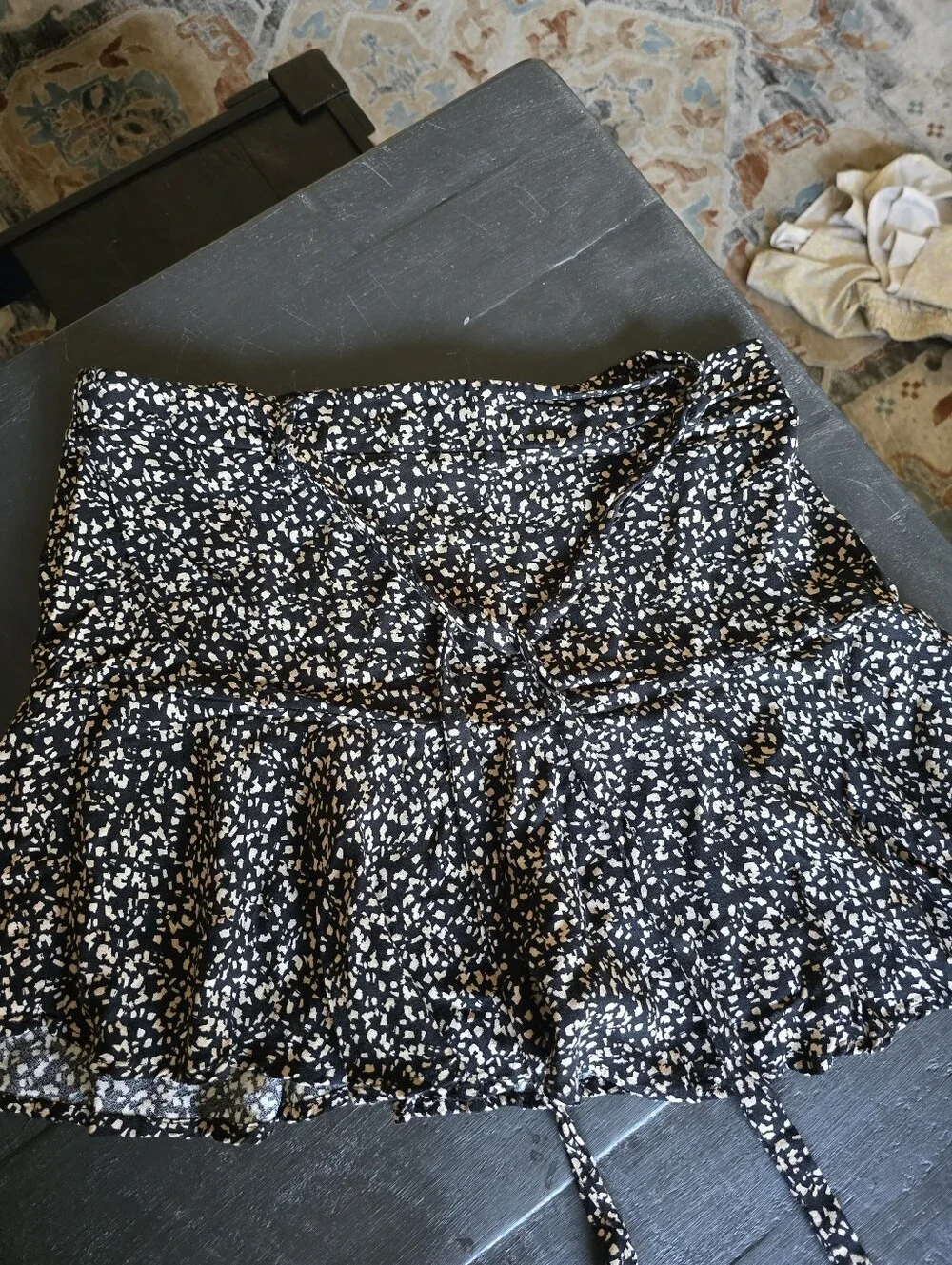 Kirious Black and white mini skirt